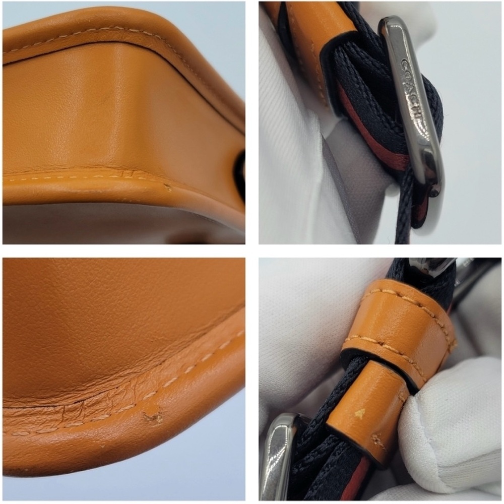 Coach Heritage Butterscotch Convertible Crossbody #955 - Picture 3 of 15